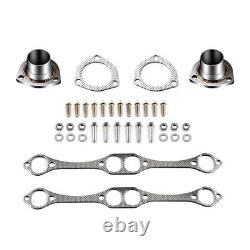 Stainless Hugger Headers For Chevy Small Block SB V8 262 265 283 305 327 350 400