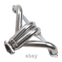 Stainless Hugger Headers For Chevy Small Block SB V8 262 265 283 305 327 350 400