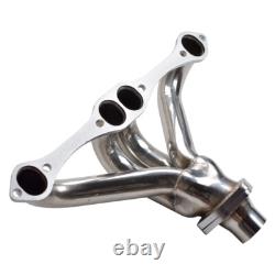 Stainless Hugger Headers For Chevy Small Block SB V8 262 265 283 305 327 350 400