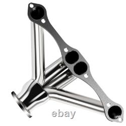 Stainless Hugger Headers For Chevy Small Block SB V8 262 265 283 305 327 350 400