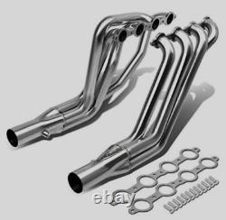 Stainless Long Tube Header For Small Block Chevy LS1-6 LSX Swap Exhaust Manifold