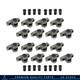 Stainless Roller Rocker Arm 1.6 Ratio 3/8 for Small Block Chevy SBC 327 350 400