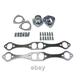 Stainless Shorty Hugger Headers For 283-400 Small Block Chevy Street Rod SBC V8