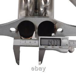 Stainless Shorty Hugger Headers For 283-400 Small Block Chevy Street Rod SBC V8