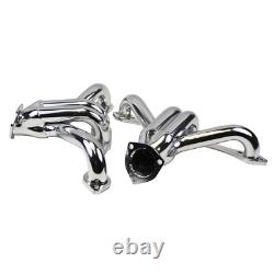 Stainless Shorty Hugger Headers For 283-400 Small Block Chevy Street Rod SBC V8