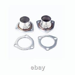 Stainless Shorty Hugger Headers For 283-400 Small Block Chevy Street Rod SBC V8