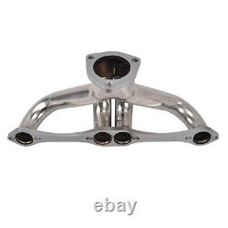 Stainless Shorty Hugger Headers For 283-400 Small Block Chevy Street Rod SBC V8