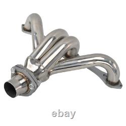 Stainless Shorty Hugger Headers For 283-400 Small Block Chevy Street Rod SBC V8
