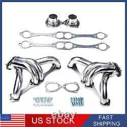 Stainless Shorty Hugger Headers For 350 400 Small Block Chevy Street Rod SBC USA