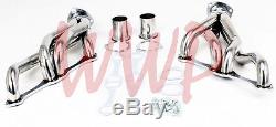 Stainless Steel Exhaust Headers Chevy/Pontiac/Buick 265-400Ci V8 Small Block SBC