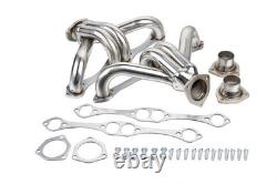 Stainless Steel Exhaust Headers For Small Block Chevy Hugger V8 283 305 327 350