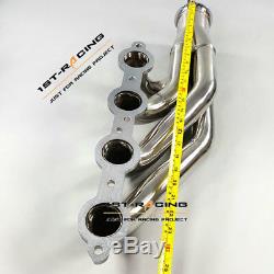 Stainless Steel Exhaust Manifold For LS1/LS2/LS3 LSX With V-Band Clamps &Flanges