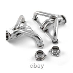 Stainless Steel Header For Small Block Chevy SBC 283-400 Angle plug Hot Rod