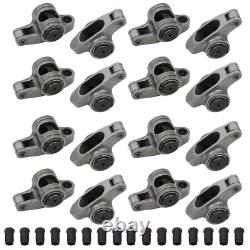 Stainless Steel Roller Rocker Arms For Small Block Chevy Sbc 350 7/16 1.5 Ratio