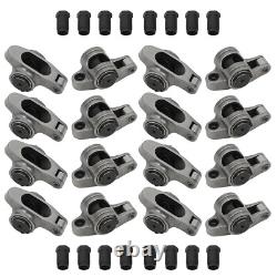 Stainless Steel Roller Rocker Arms For Small Block Chevy Sbc 350 7/16 1.5 Ratio