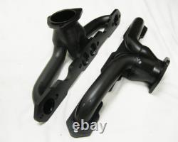 Super Short Small Block Chevy Black Exhaust Headers Impala Nova Corvette RETURN