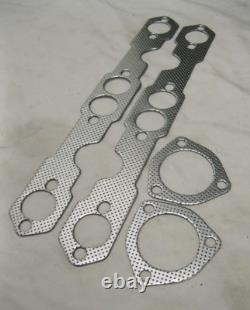 Super Short Small Block Chevy Black Exhaust Headers Impala Nova Corvette RETURN