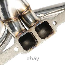 Super Short Small Block Chevy Chrome Coated Exhaust Header Impala Nova Corvette