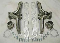 Super Short Small Block Chevy Stainless Exhaust Headers Impala Corvette RETURN