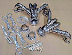 Super Short Small Block Chevy Stainless Exhaust Headers Impala Nova Corvette SS
