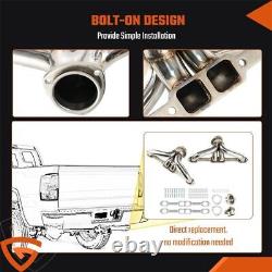Super Short Small Block For Chevy Stainless Exhaust Headers Impala Nova Corvette