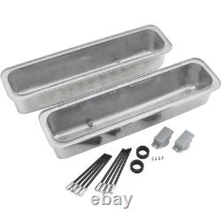 Tall Finned Valve Covers, fits 1987-Up Small Block Chevy