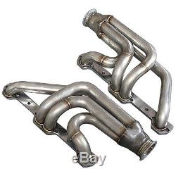 Twin Single Turbo Header For Small Block Chevy SBC GM 265 283 302 305 307
