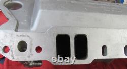 USED SMALL BLOCK CHEVY HURRICANE INTAKE #520301 WithFELPRO 1205 SOLD AS IS