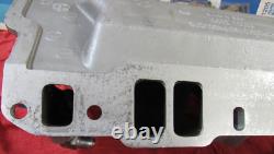 USED SMALL BLOCK CHEVY HURRICANE INTAKE #520301 WithFELPRO 1205 SOLD AS IS