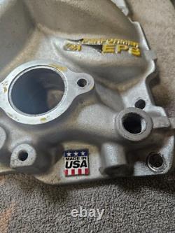 Used Edelbrock 2701 SBC Performer EPS Aluminum Intake Small Block Chevy