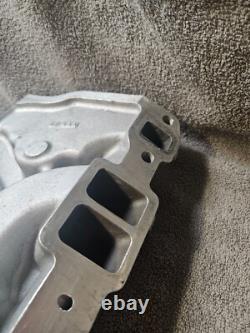 Used Edelbrock 2701 SBC Performer EPS Aluminum Intake Small Block Chevy
