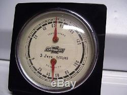 Vintage 1949 original GM CHEVROLET promo thermometer gauge humidity dealer 1948