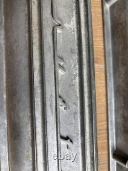 Vintage Aluminum Finned Small Block Chevrolet Corvette Valve Covers #3726086
