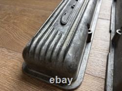 Vintage Aluminum Finned Small Block Chevrolet Corvette Valve Covers #3726086