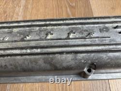 Vintage Aluminum Finned Small Block Chevrolet Corvette Valve Covers #3726086