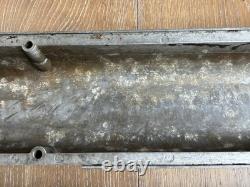 Vintage Aluminum Finned Small Block Chevrolet Corvette Valve Covers #3726086