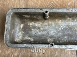 Vintage Aluminum Finned Small Block Chevrolet Corvette Valve Covers #3726086