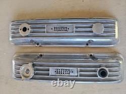 Vintage Ansen Small Block Chevy. Aluminum Finned Valve Covers 719