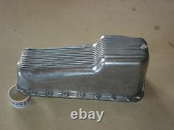 Vintage Cal Custom Small Block Chevrolet Chevy Aluminum Oil Pan Hotrod Ratrod