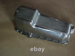 Vintage Cal Custom Small Block Chevrolet Chevy Aluminum Oil Pan Hotrod Ratrod