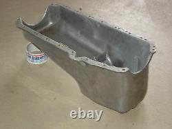 Vintage Cal Custom Small Block Chevrolet Chevy Aluminum Oil Pan Hotrod Ratrod