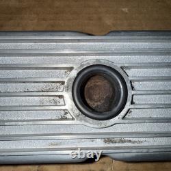 Vintage Cal Custom Small Block Chevy 9 Finned Aluminum Valve Covers 302 327 350