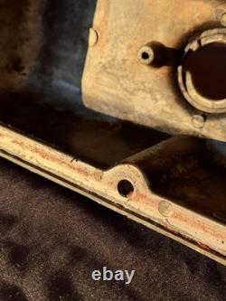 Vintage Edelbrock Aluminum Small Block Chevy Valve Covers