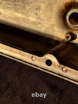 Vintage Edelbrock Aluminum Small Block Chevy Valve Covers