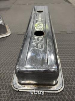 Vintage GM Small Block Chevy Performance Power Valve Covers Rare Chevrolet