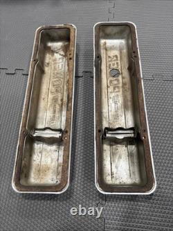 Vintage GM Small Block Chevy Performance Power Valve Covers Rare Chevrolet