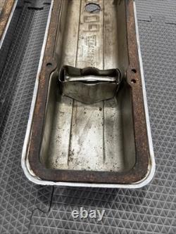 Vintage GM Small Block Chevy Performance Power Valve Covers Rare Chevrolet