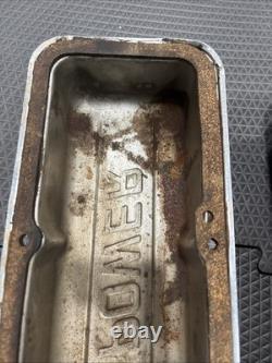 Vintage GM Small Block Chevy Performance Power Valve Covers Rare Chevrolet