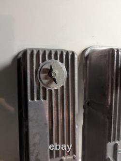 Vintage M/T Aluminum Valve Covers Small Block Chevy 1959-86 140R-50B MICKEY T