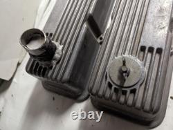 Vintage M/T Aluminum Valve Covers Small Block Chevy 1959-86 140R-50B MICKEY T